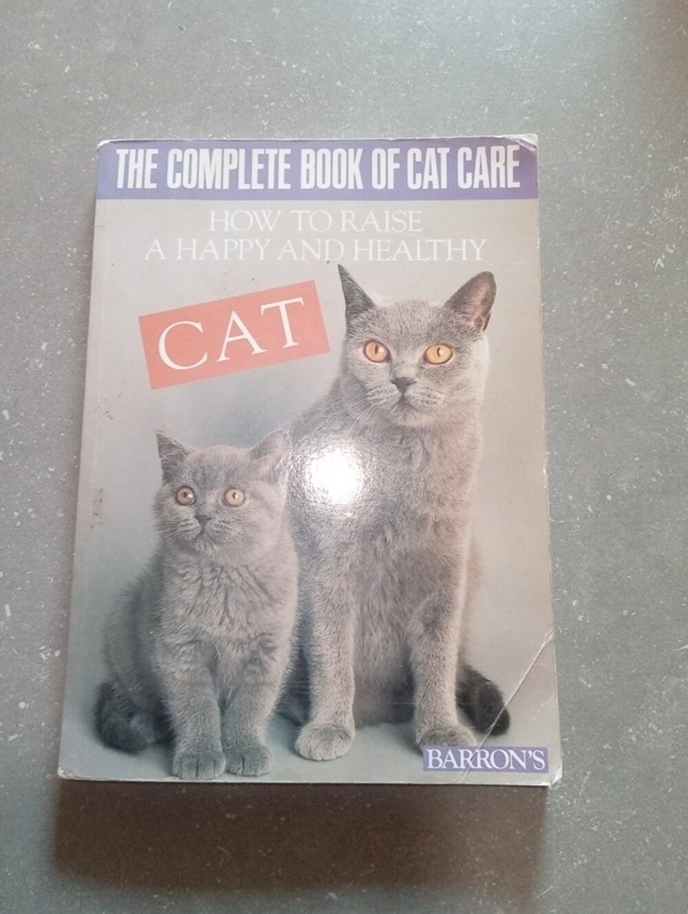 The Total Cat Manual - Blue Cover Cat Care Guide - Picture 2 of 5